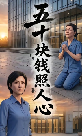短剧《五十块钱照人心》海报
