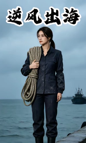 短剧《逆风出海》海报