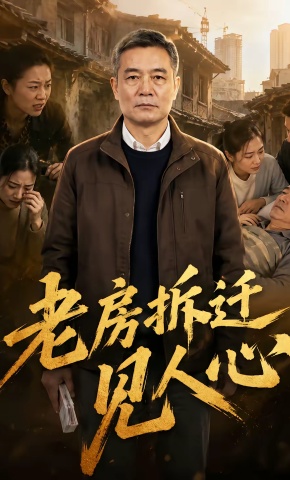 短剧《老房拆迁见人心》海报