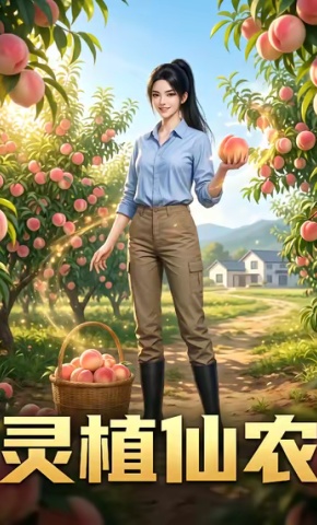 短剧《灵植仙农》海报