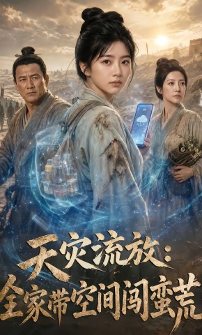 短剧《天灾流放：全家带空间闯蛮荒》海报