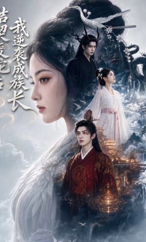 短剧《结契废蛇后我逆袭成族长》海报