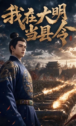 短剧《我在大明当县令》海报