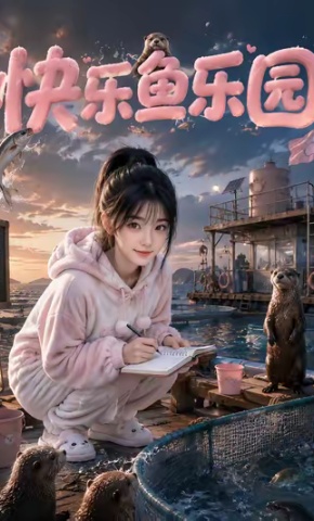 短剧《快乐鱼乐园》海报