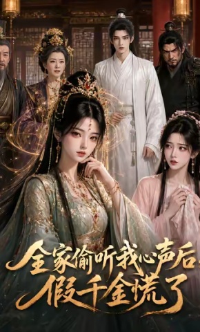 短剧《全家偷听我心声后，假千金慌了》海报
