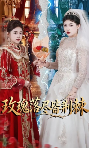 短剧《玫瑰落尽皆荆棘》海报