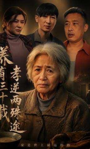 短剧《养育三十载,孝逆两殊途》海报