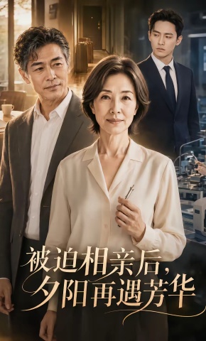 短剧《被迫相亲后，夕阳再遇芳华》海报