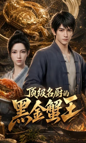 短剧《顶级名厨的黑金蟹王》海报