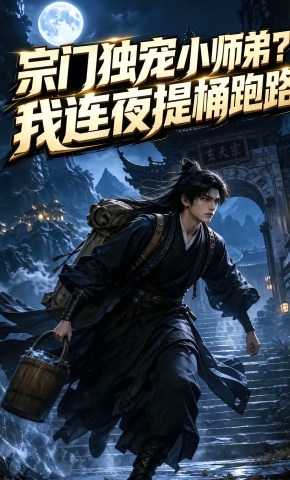 短剧《宗门独宠小师弟？我连夜提桶跑路》海报