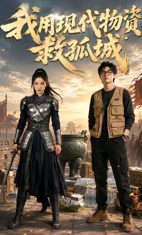 短剧《我用现代物资救孤城》海报