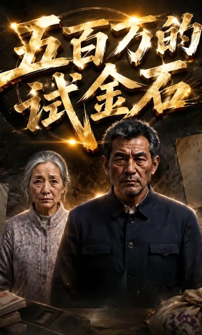 短剧《五百万的试金石》海报