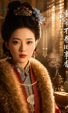 短剧《重帘不卷旧事香》海报
