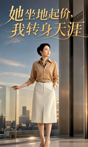 短剧《她坐地起价，我转身天涯》海报