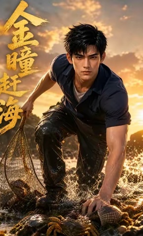 短剧《金瞳赶海》海报