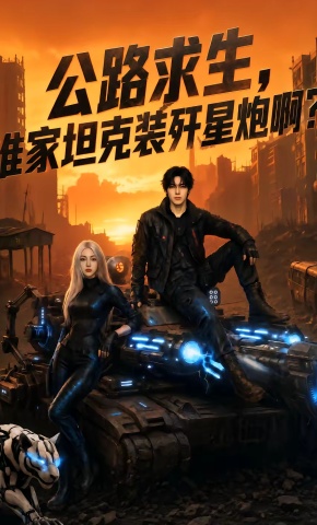 短剧《公路求生，谁家坦克装歼星炮啊？》海报