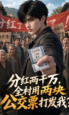 短剧《分红两千万，全村用两块公交票打发我？》海报