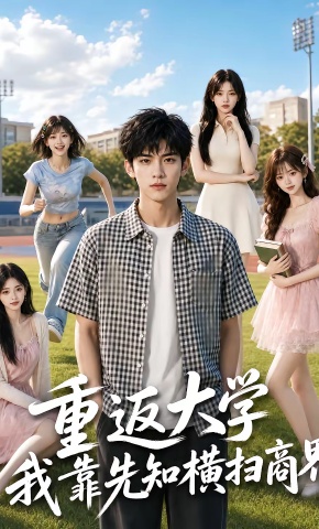 短剧《重返大学，我靠先知横扫商界》海报