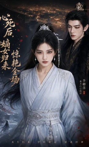 短剧《心死后，嫡女归来惊艳全场》海报