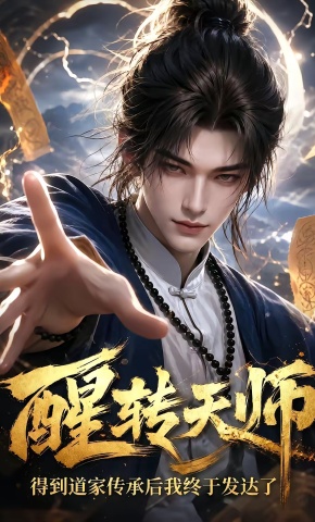 短剧《醒转天师：得到道家传承后我终于发达了》海报