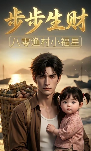 短剧《步步生财：八零渔村小福星》海报