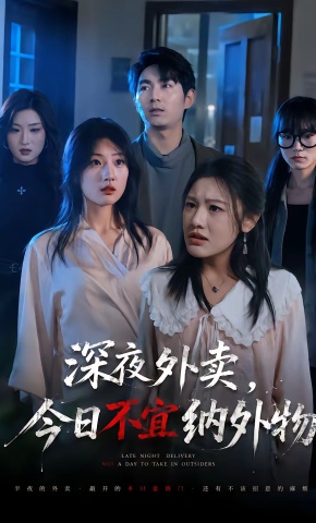 短剧《深夜外卖，今日不宜纳外物》海报