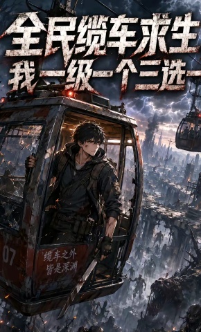 短剧《全民缆车求生，我一级一个三选一》海报
