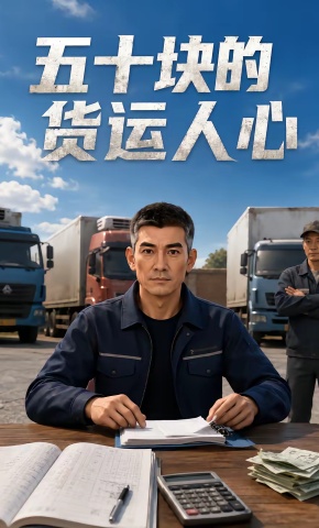 短剧《五十块的货运人心》海报