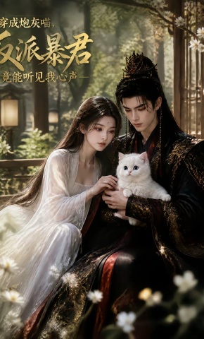 短剧《穿成炮灰喵，反派暴君竟能听见我心声》海报