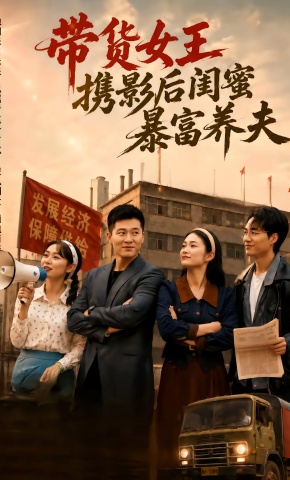 短剧《带货女王携影后闺蜜暴富养夫》海报