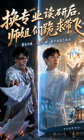 短剧《换专业读研后，师姐们跪求带飞》海报