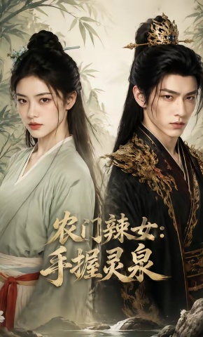 短剧《农门辣女，手握灵泉》海报