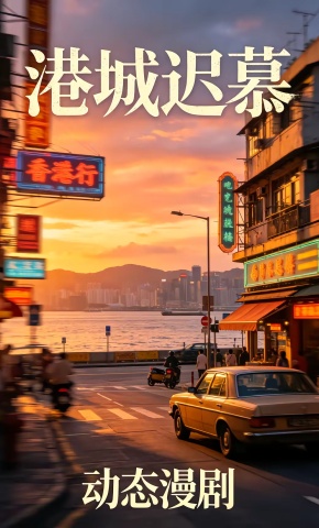 短剧《港城迟慕》海报