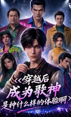 短剧《穿越后成为歌神是种什么样的体验啊》海报