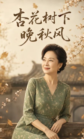 短剧《杏花树下晚秋风》海报