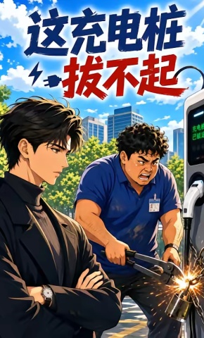 短剧《这充电桩拔不起》海报