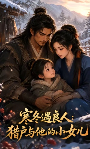 短剧《寒冬遇良人：猎户与他的小女儿》海报