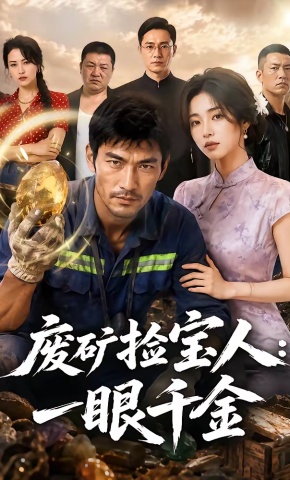 短剧《废矿捡宝人：一眼千金》海报