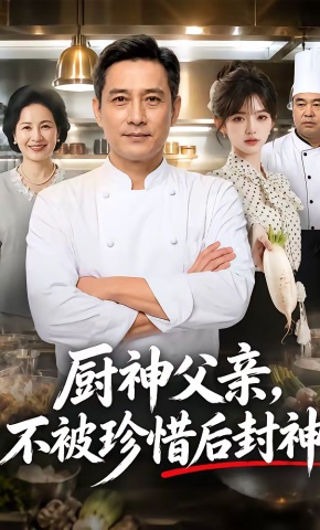 短剧《厨神父亲，不被珍惜后封神》海报