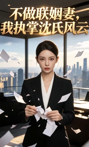 短剧《不做联姻妻，我执掌沈氏风云》海报