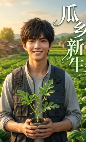 短剧《瓜乡新生》海报