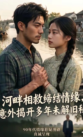 短剧《河畔相救缔结情缘，意外揭开多年未解旧秘》海报