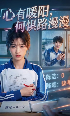 短剧《心有暖阳，何惧路漫漫》海报