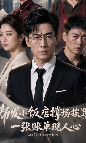短剧《帮发小饭店撑场挨骂，一张账单现人心》海报