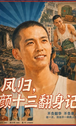 短剧《凤归，颜十三翻身记》海报