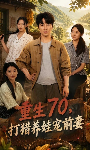 短剧《重生70，打猎养娃宠前妻》海报