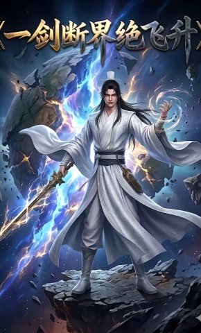 短剧《一剑断界绝飞升》海报