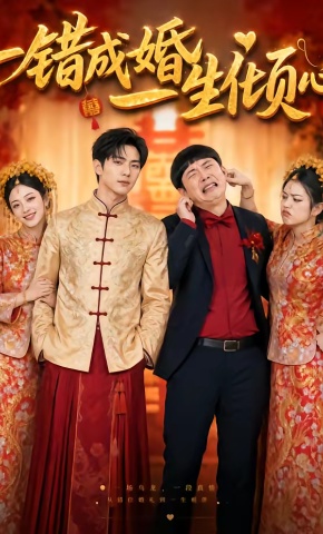 短剧《一错成婚，一生倾心》海报
