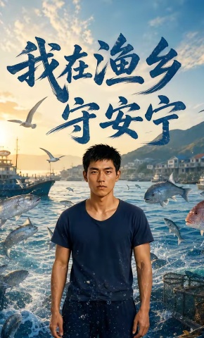 短剧《我在渔乡守安宁》海报