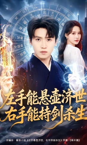 短剧《左手能悬壶济世，右手能持剑杀生》海报